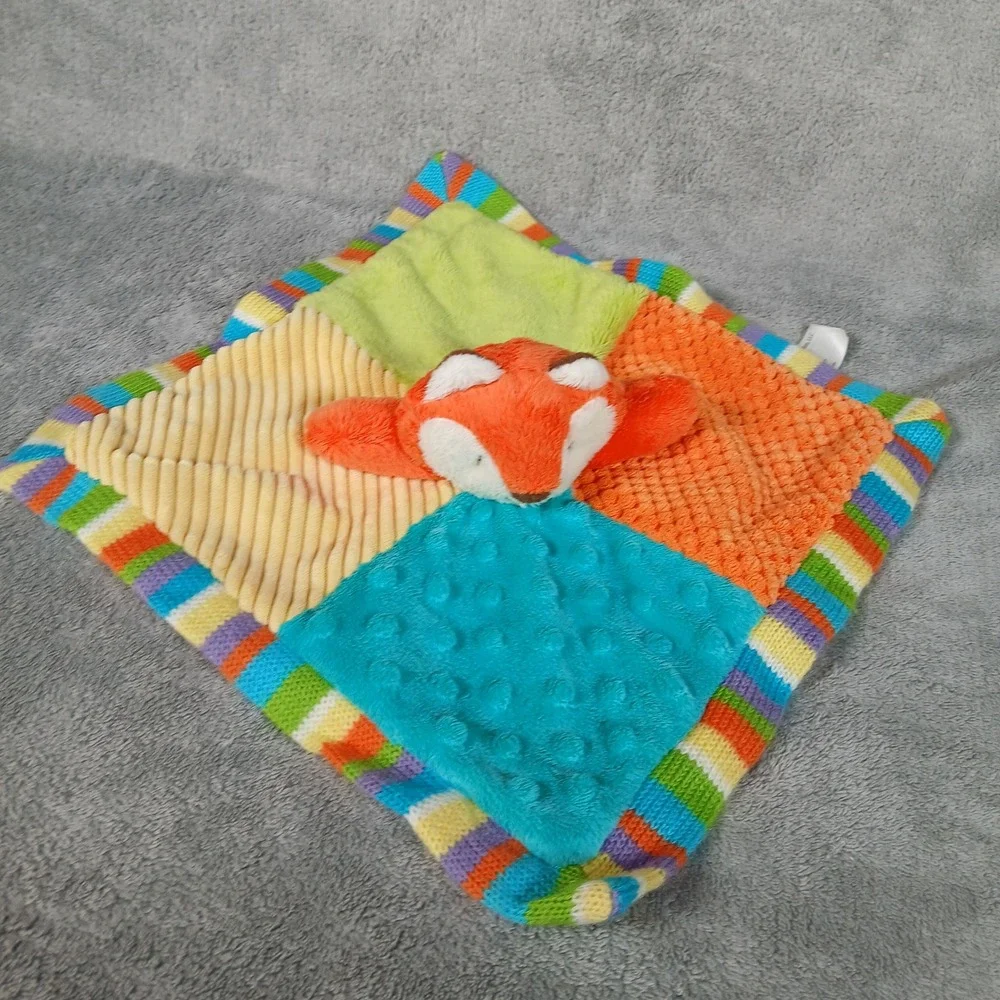 Miniso Towel Baby Security Blanket Bundle Pink Fox Bear Soft